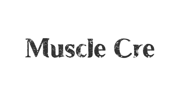 Muscle Cre font thumb